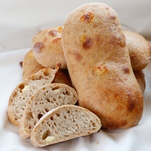 통밀쌀 치즈 치아바타 200g